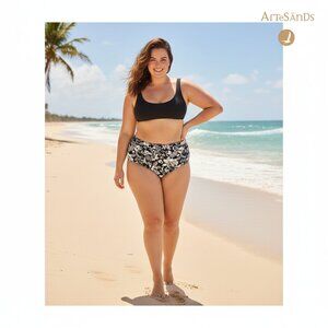 Artesands Cantana Forta Monet Mid Rise Swim Pant Size 20